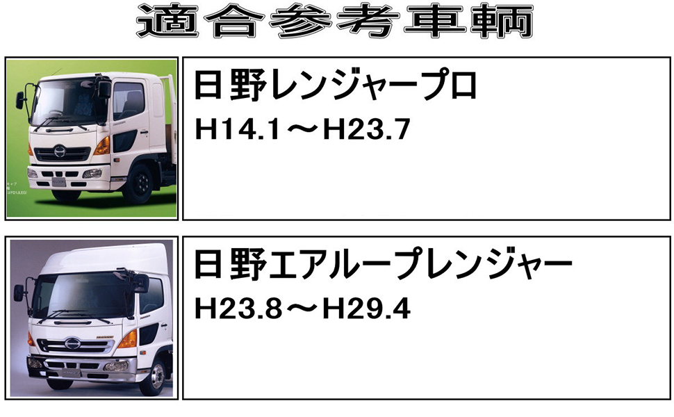 結婚祝い 日野 レンジャープロ 標準 ワイド メッキ エアー クリーナー