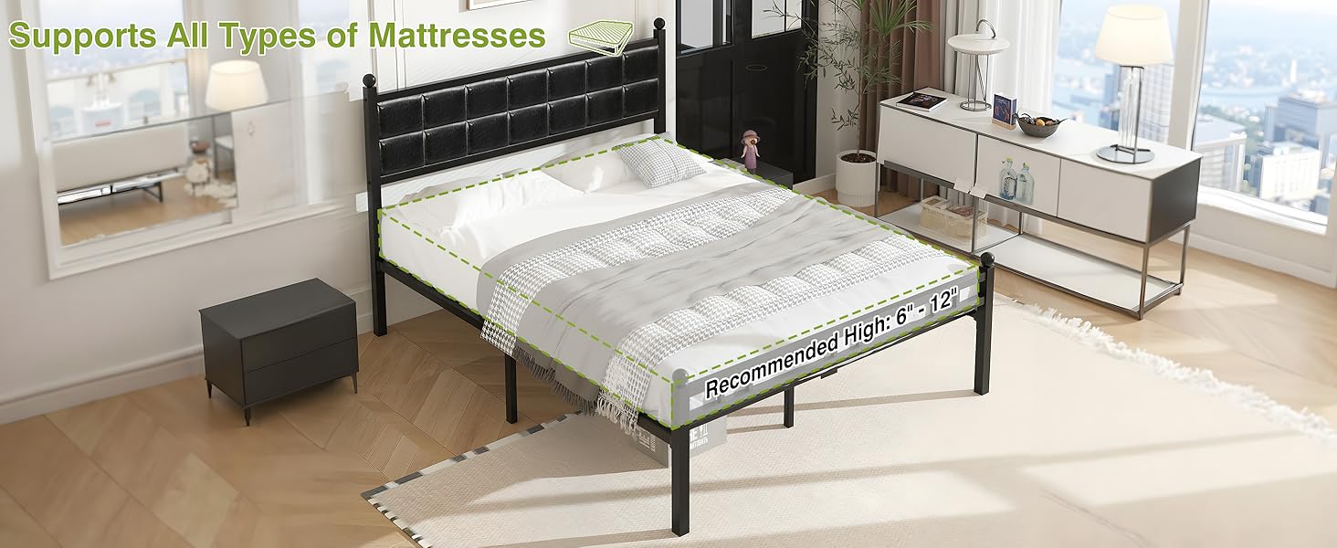 Supports All Types of Mattresses