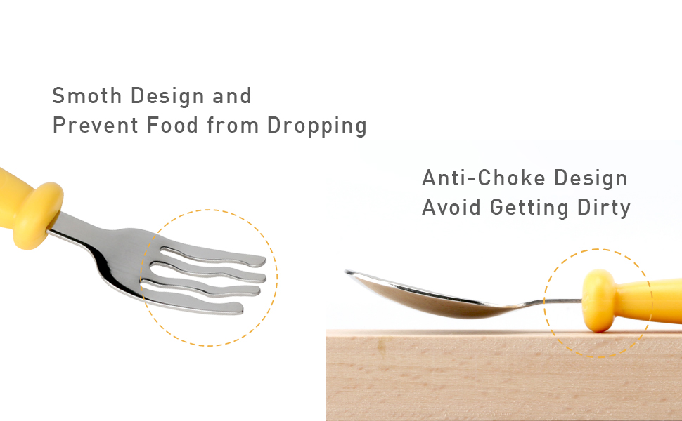 Toddler Utensils spoon and fork set