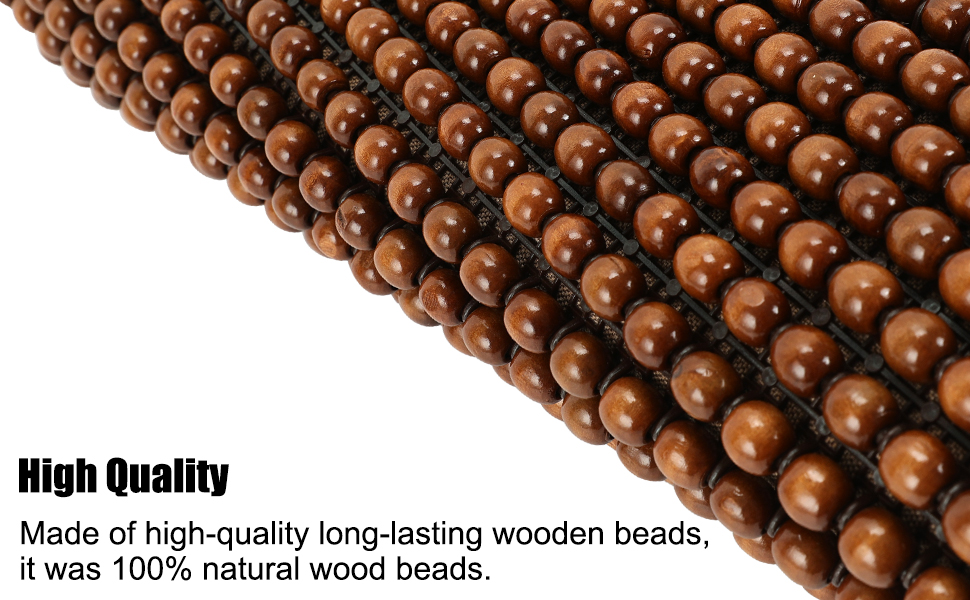 Winunite Breathable Wooden Bead Seat Cushions Car Massaging