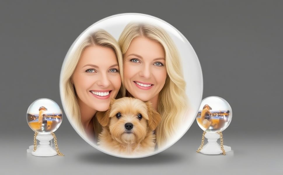 Lecteur vidéo de boules de cristal personnalisées