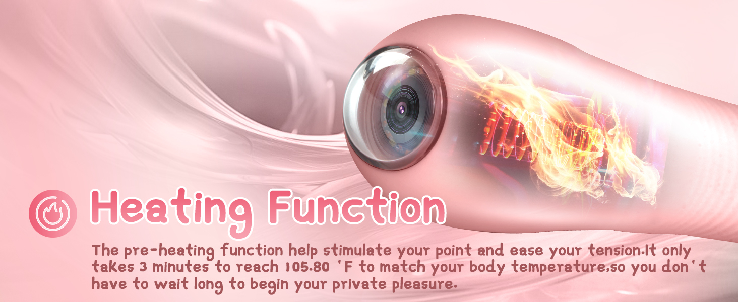 Saxitoe G Spot Vibrator Dildo Sex Toys with Wireless Camera Inside for Women Men with 9 Vibration