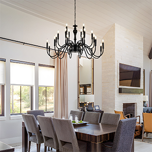 Easy to Install Dining Room Chandelier