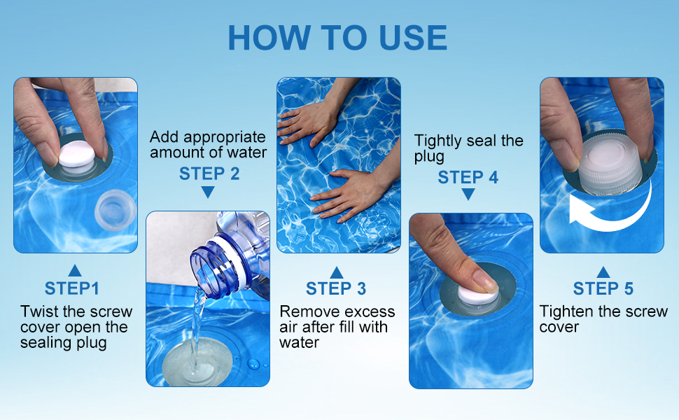 Dog Cooling Mat Water Injection Cooling Mat for Large