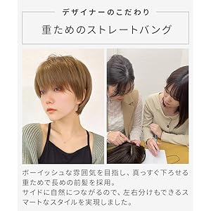 メンズ ドレス ボーイフレンド ショート ウィッグ Aquadool