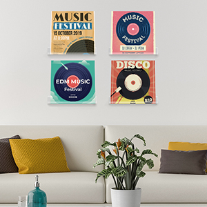 Amazon.com: PRO SPIN Vinyl Record Holder - 6-Pack Vinyl ...
