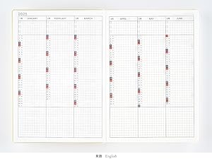 moonchoページ Hobonichi Techo HON - A5 English - Unsodo: Bijutsukai