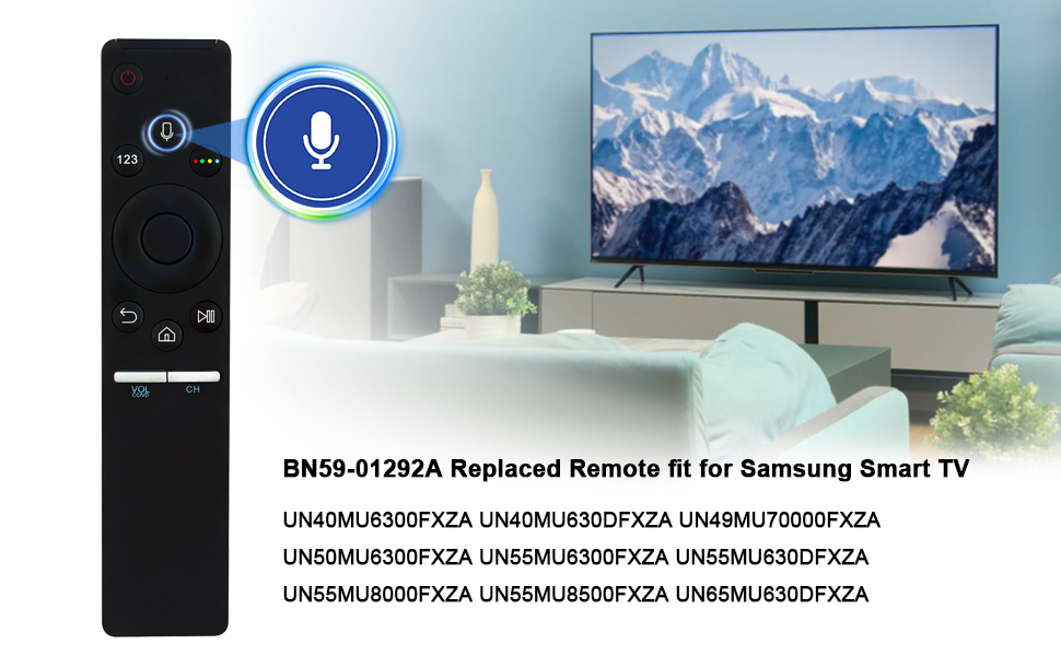BN59-01292A 交換用リモコン サムスン スマートテレビ RMCSPM1AP1 UN40MU6300FXZA UN40MU630DFXZA UN49MU70000FXZA UN50MU6300FXZA UN55MU630DFX 51k-Op2EgaL._UF350,350_QL80_.jpg