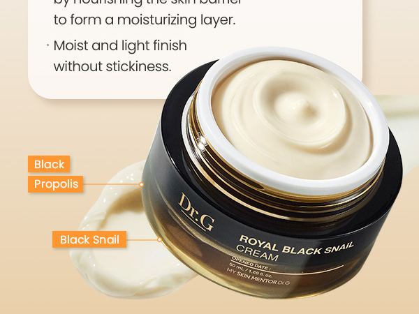 Amazon.com: Dr. G - Royal Black Snail Cream - 50 ML - Snail