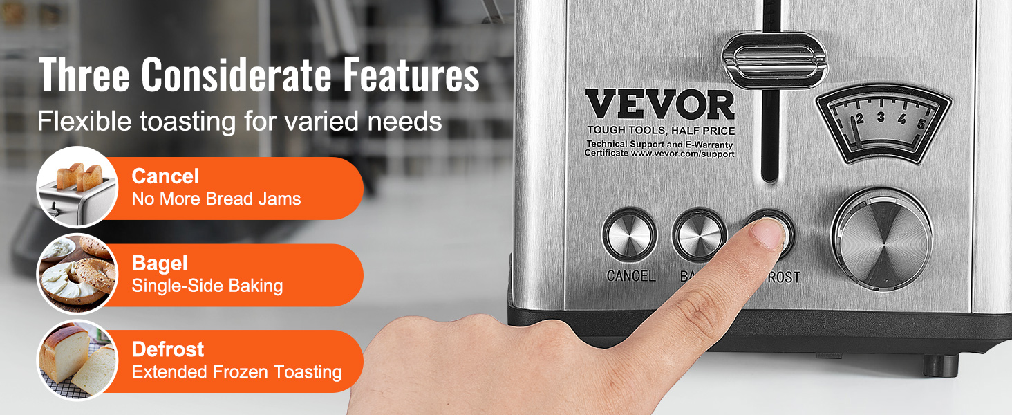 stainless steel toaster