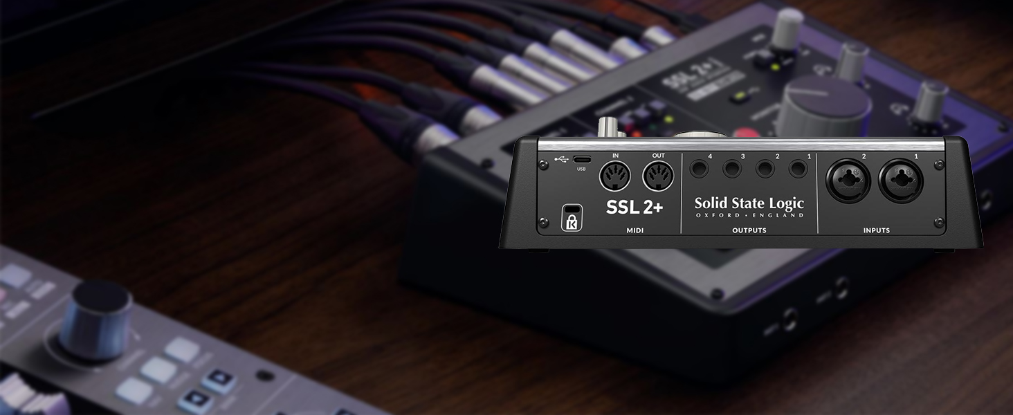 Amazon.com: Solid State Logic SSL 2 Plus MKII USB Audio Interface with ...
