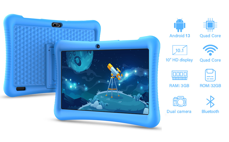 FIVAHIVA YY-F1010 Wi-Fi 本体 64 GB 247G2 Amazon.com : Fivahiva Kids Tablet 10 inch Android 14 with