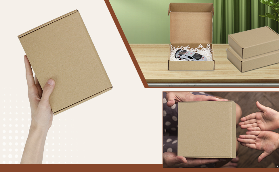 BJADE'S Shipping Boxes,Corrugated Cardboard Mailer Box for Mailing