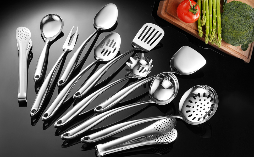 stainless steel kitchen utensils