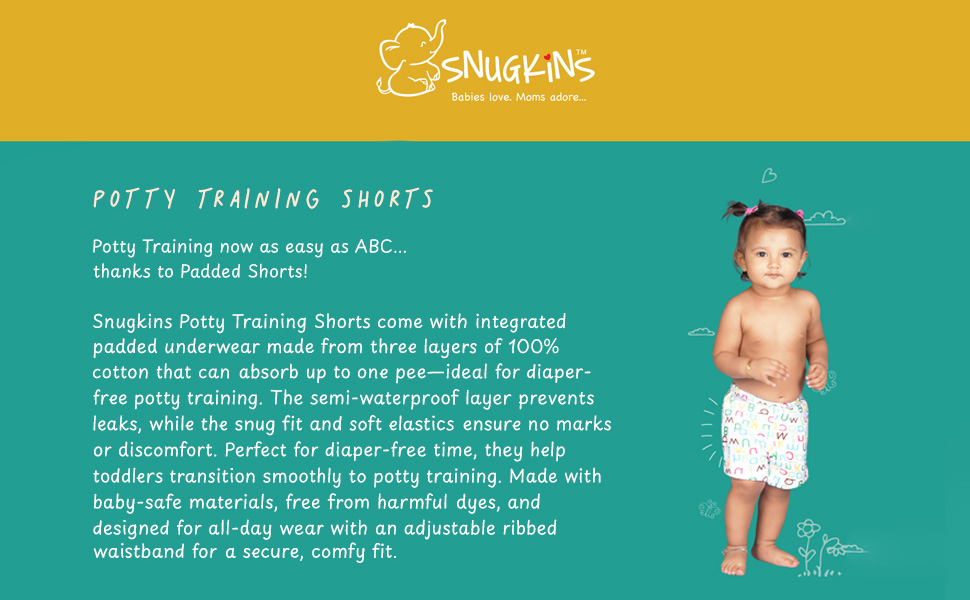 Potty training shorts banner
