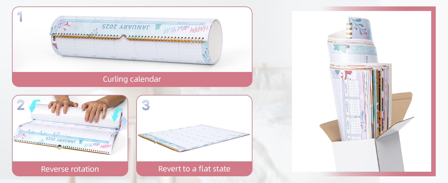 Desk Calendar 20252026 Large with Spiral Bound, 18 Month