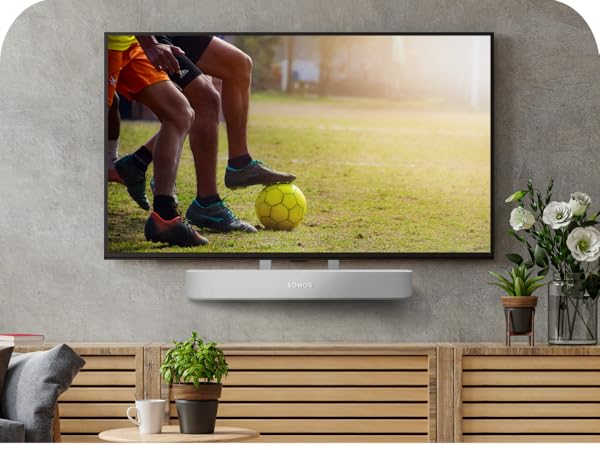 SONOS Beam Gen 2 ホワイト　壁掛けWall mount付き Sonos Beam (Gen 2) + Wall Mount Kit (White) Powered sound