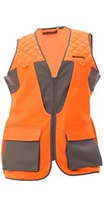 トップス AT-DIRTY GAME VEST DSG Outerwear Women's Upland Hunting Vest 2.0 - Grey/Blaze