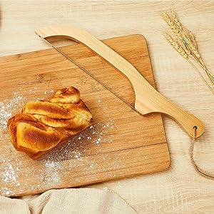 bamboo bread bow knife
