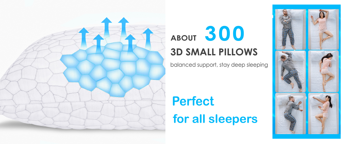 perfect for back stomach side sleepers