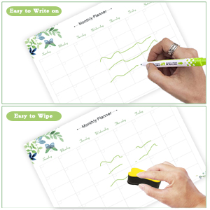 stain resistant strong magnet reusable whiteboard schedule grocery list meal planning housewife