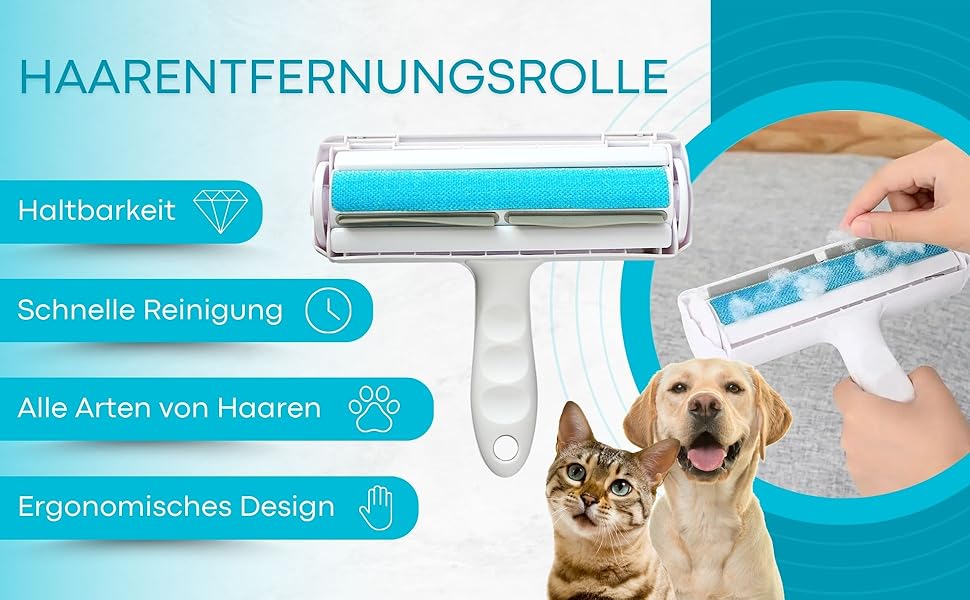 Hund und Katze, mit Rolle entfernt alle Arten von Haaren, langlebig