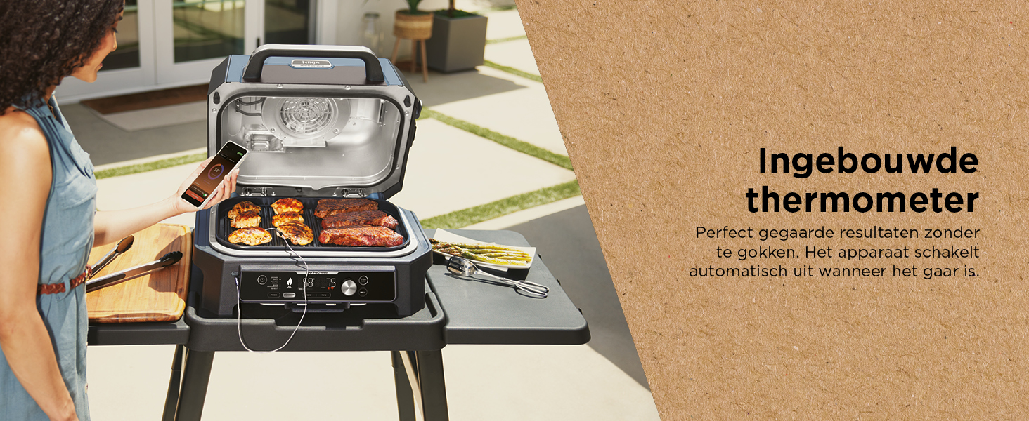 Ninja Woodfire Elektrische BBQ Grill OG901