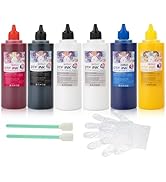 DTF Ink 250MLx 6, Premium DTF Ink for PET Film Heat Transfer Printing, Refill DTF Ink for ET-8550...
