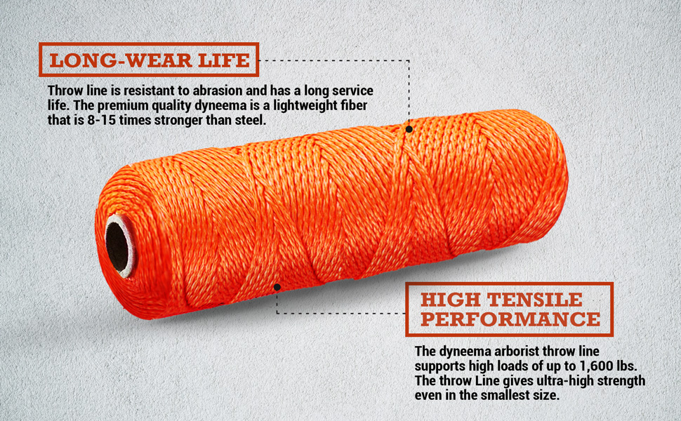 SGT KNOTS Dyneema Rope Polyethylene Throw Line Arborist Rope Tree Guide Rope 1