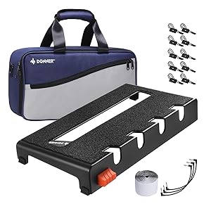 Amazon.co.jp: Donner エフェクターボード ペダルボード ギター