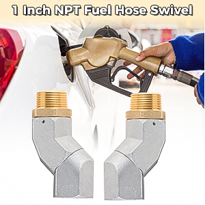 Fuel Hose Swivel 360 Rotating Connector for Fuel Nozzle