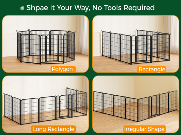 Amazon.com : Yaheetech Dog Playpen Outdoor, 32 inch 12