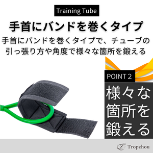 Amazon.co.jp: Tropchou トレーニングチューブ レジスタンス
