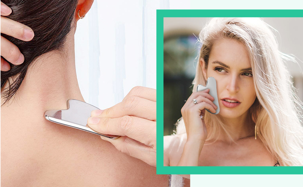 Stainless Steel Facial Gua Sha Board A+ 4