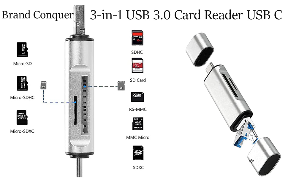 Brand Conquer 3-in-1 USB 3.0 SPN-RECPP