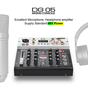 Amazon | D Debra プロフェッショナルオーディオミキサー DG-05