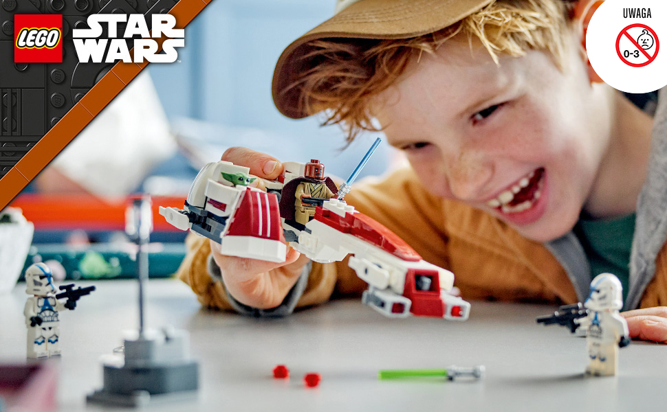 LEGO Star Wars Ucieczka na śmigaczu BARC, Zestaw Zabawek do