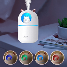 Air Humidifiers 300ML Small Humidifier 2 Mist Modes Desk Humidifier 2 Mist Spray Modes