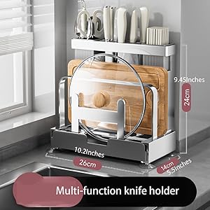 Multifunctional Cutting Board, Knife Drying Rack