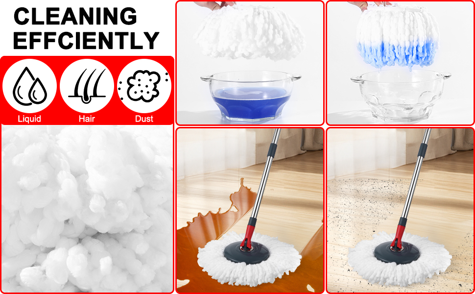 Mop and Bucket with Wringer Set