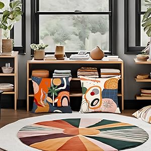 Modern Abstract Pillow Covers Leaf Outdoor Pillow Covers 18x18 for Patio Furniture Porch