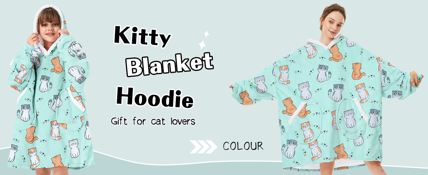 Zando Oversized Wearable Blanlet Hoodie Blankets Winter