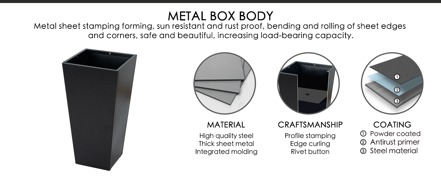Crafted from premium steel with anti-rust coating—built to last, designed to impress.