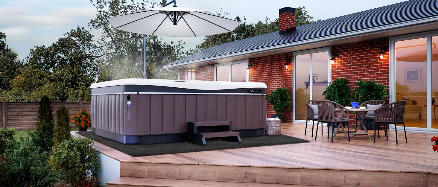 ZOMOFEW 99"x 99" Hot Tubs Mat, aboveGround Pool Protector