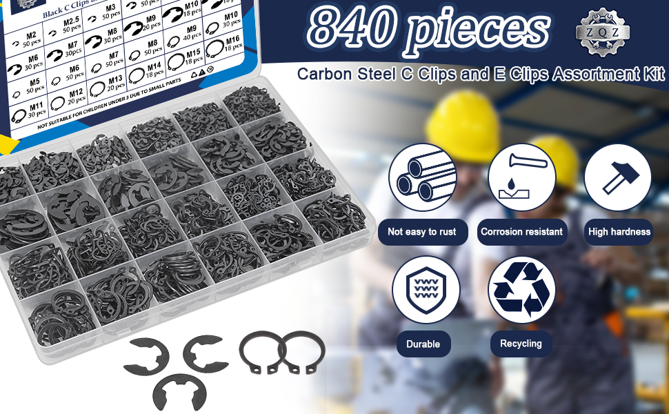 metric e clips assortment kit