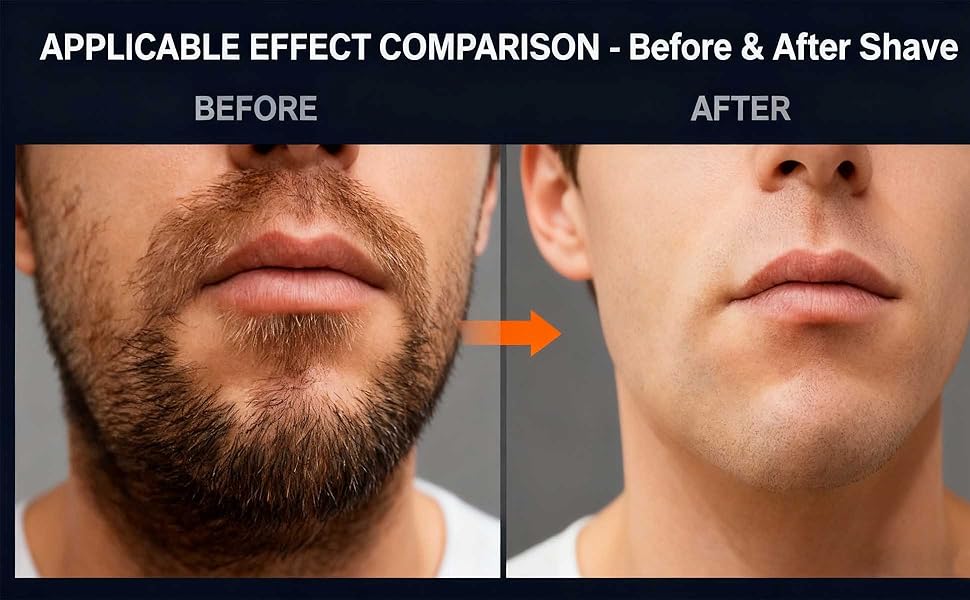 Portable Rotary Dual Ring Electric Shaver