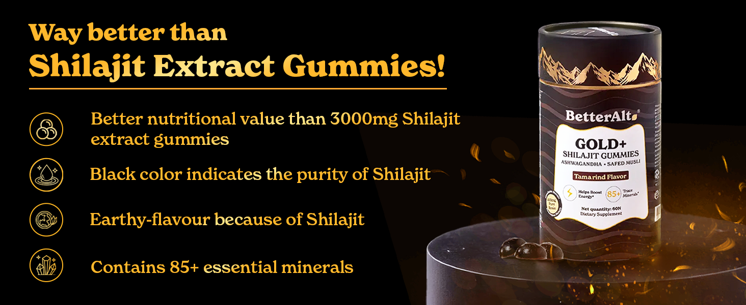 Gold + Shilajit Gummies