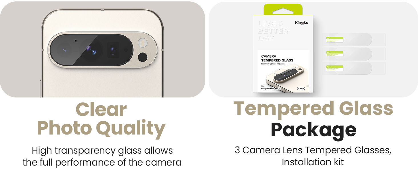 Pixel 9 Pro XL Camera Tempered Glass