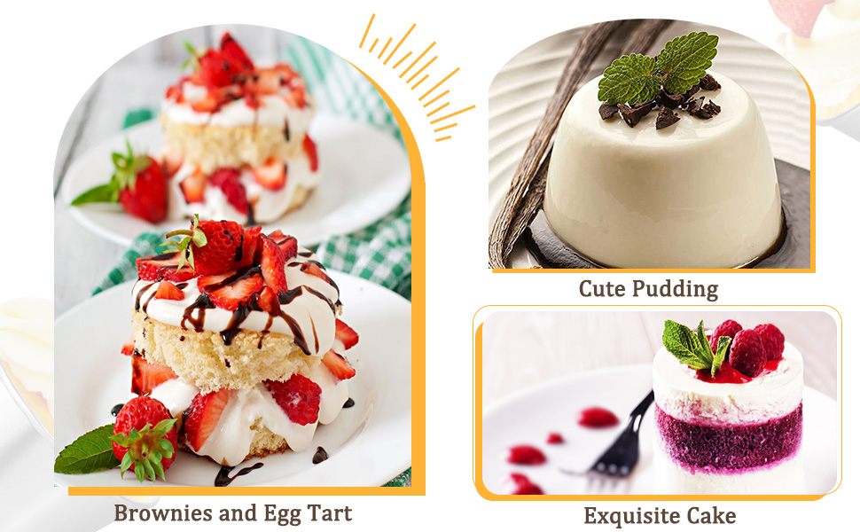 YOTINO 10 Pcs Pudding Moulds Aluminium Dariole Moulds Nonstick Muffin