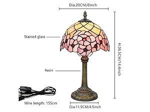 tiffany style table lamp tiffany lamp cherry blossom sakura tiffany lamp